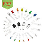 WEJ brand dip led diodes 3mm oval Amber led 600-610nm led diodes dip led chip