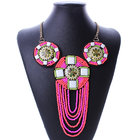 High Quality Long Tassel Seed Beads Necklace Fake Collar Chocker Necklac Statement Jewelry