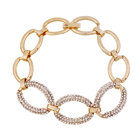 New Design fancy fashion fake gold bracelet gold hand chain fashion design for women