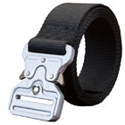 OEM Silver Cobra Buckle Nylon Woven Webbing Fabric Blet Polyester Military Tactical Belt