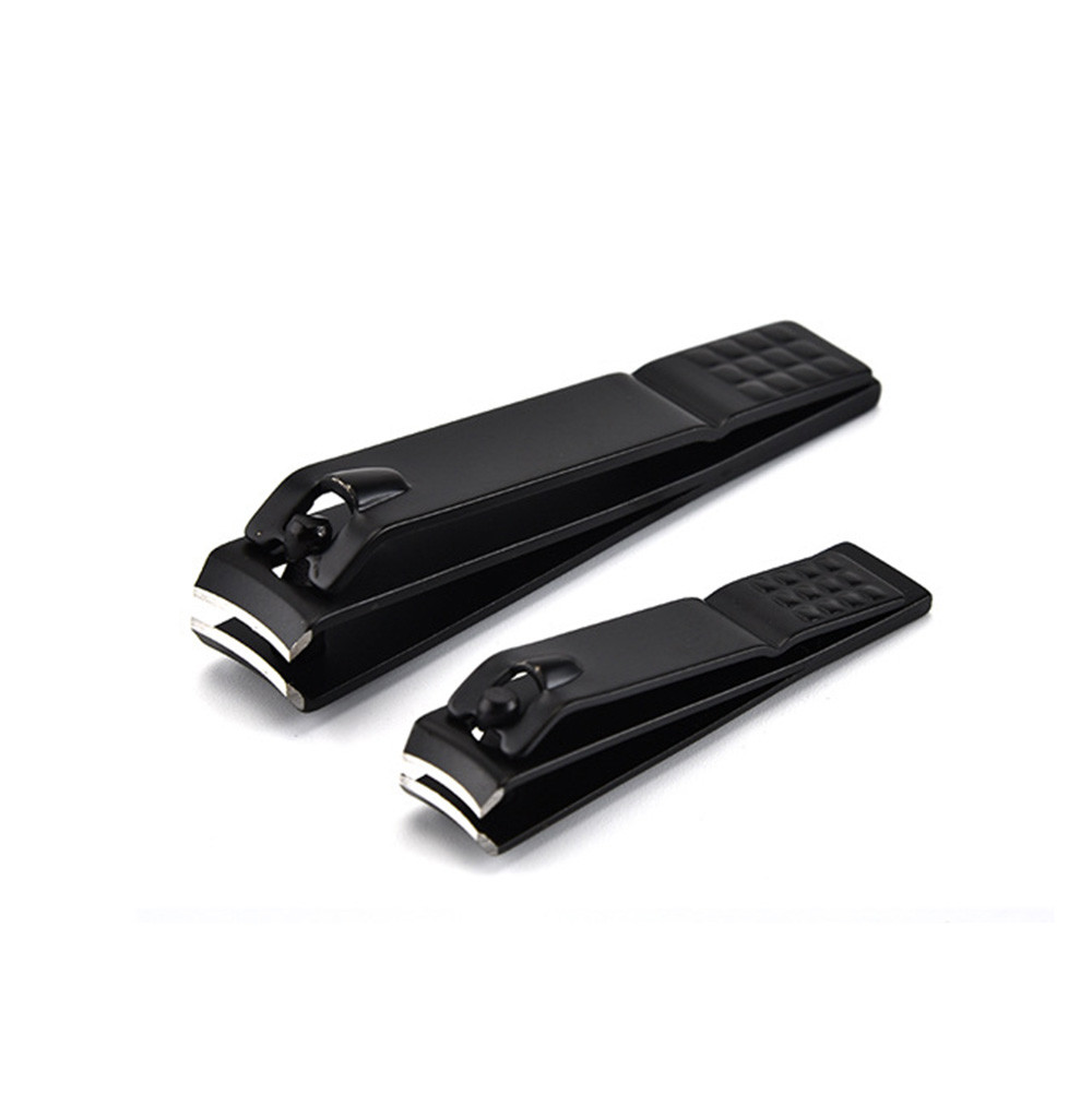 Good Quality Cool Black Plating Stainless Steel fashion nail clippers set for Nail Cutting