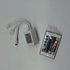 2-Port 24-key IR Remote Controller for 5050 3528 RGB LED Strip Light 4-pin Two Outputs Controller for Controling 2pcs RG