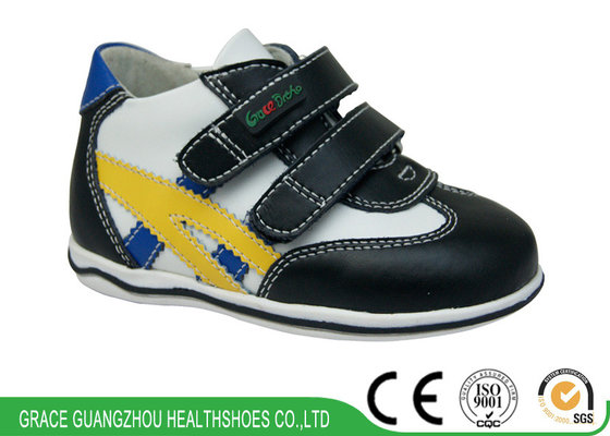 China Kids Postural Prevention Footwear High-Top Ankle Support Orthopedic Leather Shoes 1616802 supplier