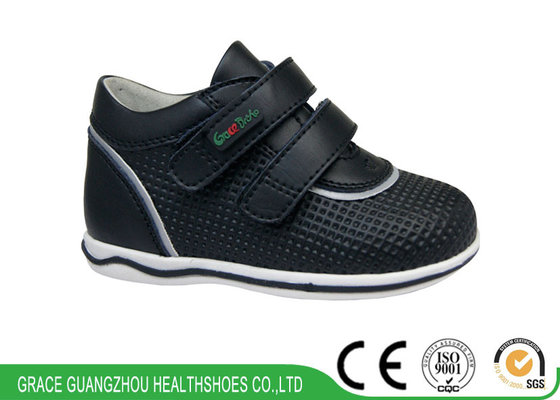 China Kids Postural Prevention Footwear High-Top Ankle Support Orthopedic Leather Shoes 1616803 supplier