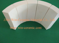 92% 95% Alumina ceramic wear resistant linings curved tiles for hydrocyclone
