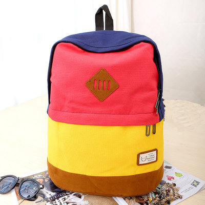China colorful student backpacks for girls supplier