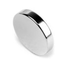Rare Earth Neodymium Super Strong Mgnetisim Silver Coated  Round Disc Magnet
