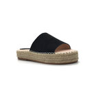 Women platform slippers with straw comfy slippers ladies outdoor shoes women casual flat shoes