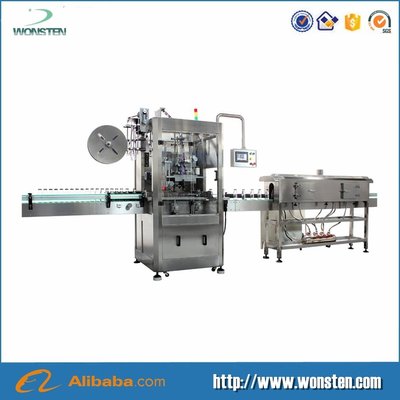 Plastic bottle sleeve labeling machine for round bottle and square bottle