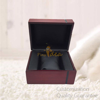 China Custom Promotion Gifts Cheap Affordable Wooden Watch Display Storage Gift Box Case, Blank Leather Inner, Small Order supplier