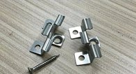 Stainless steel clips with stainless steel screws used in swimming pool project