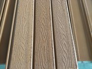 148x21 3D Embossing wpc wall panel wpc composite wall cladding chocolate  color