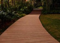 Environmentally friendly plastic timber decking with long lifespan high strength outdoors plastic lumber
