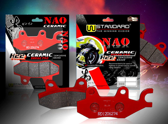 Motorcycle NAO+C Racing Brake Pad Set FA54