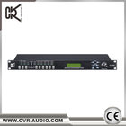 CVR CP360  3 in 6 out Output processing includes crossover, 5 parameter EQ,Gain, Mute, compressor/Limiter, Phase, Delay