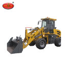 Road construction equipment 2t wheel loader with hydraulic transmission