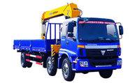 Durable 12 Ton Cargo Crane Truck, Telescopic Boom Truck Mounted Crane