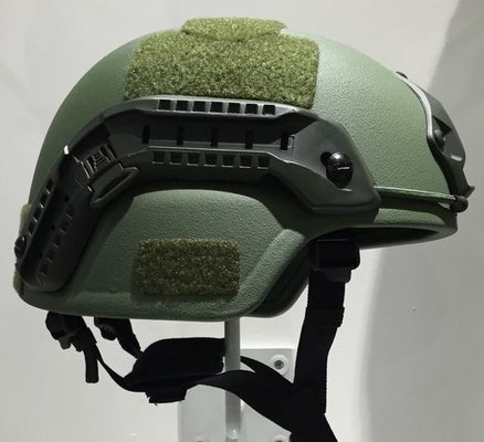 China Green Kevlar Mich 2000 Tactical   bullet proof helmet with NIJ IIIA level for Military Police supplier