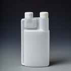 packaging container 500ml plastic twin doule neck measuring bottle