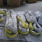 High strength but light weight UHMWPE rope tail ,sling rope with thimble