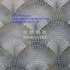 China F6043 sun-protective cloth fabric 100%nylon taffeta silver foil finishing in summer season supplier