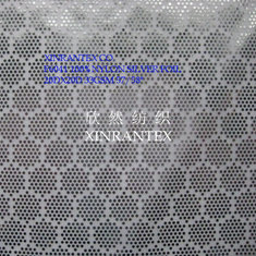 China F6041 summer sun-protective cloth fabric 100%nylon taffeta silver foil finishing supplier