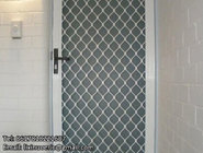 Door security grille beige amplimesh aluminum grill mesh for France