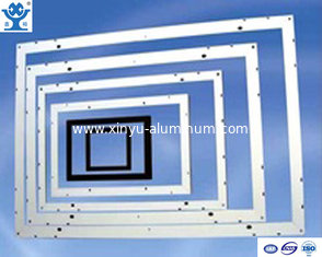 China Silver or black anodized extruded aluminum frame for solar panel supplier
