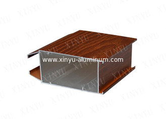China Wooden Heart Mix Aluminium Sliding Up and Down Profile for 90 Sliding Door supplier