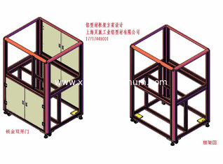 China 40x80 T slotted aluminum framing 6000 series cabinet aluminum extrusion supplier