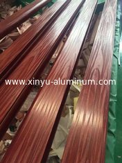 China Discounted price wood grain extruded ceiling aluminium supplier