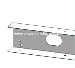 China OEM 6063 T5 Aluminum Alloy CNC Machining U Channel 89mm*51mm supplier
