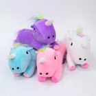 Free sample cute soft plush stuffed unicorn pencil case cheapest price hot sale
