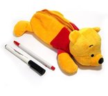 Custom Lovely Girls Fresh Pencil Bag Cute Plush Cartoon Pencil Case Animal Stationery Pen Bag For Kids Student