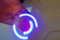 New Hand Spinner led Fingertips Spiral Fingers LED Fidget Spinner EDC Hand Spinner Acrylic Plastic Fidgets Toys real thi