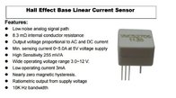 WCS2705 Original current sensor wcs2705 0-5A Hall Effect Base Linear Current Sensor