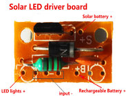 LED solar drive board Solar string lights, Christmas lights DC0.9V-1.5V Input Current: 3MA-300MA