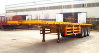 40ft container semi trailer 3 axles flat bed trailer