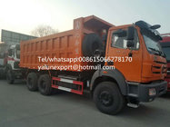 Heavy duty quarry gravel tipper truck 6x4 30ton dumper Beiben dump truck