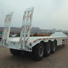 Low bed trailer with 3 axles low boy trailer price FUWA axle