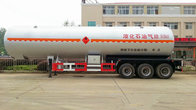 Low price 60m3 tri axle propane tanker trailer