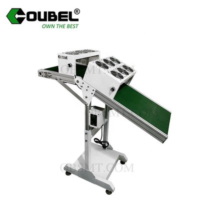 China PCB Handling Equipment pcb conveyor belt conveyor smt With Cooling Fan from shenzhen supplier