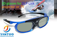 DLP LINK 3D Glasses with Rechargeable Active Shutter Eyewear for 96-144Hz All DLP-Link 3D Projectors YT-SG800D