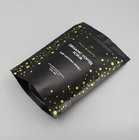 Custom Printing Laminated Foil Plastic Food Stand Up Zipper Bag For Matte black Coffee Packaging With One Way Valve