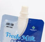 Eco-friendly flexible plastic milk packaging shaped doypack bag pouch standing liquid beverage spout pouch wholesale