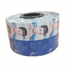 Laminated food packaging plastic roll film /laminating pvc clear film roll packaging for water sachet 500ml/sachets film