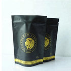 1 lb one way degassing valve coffee bags flat bottom personalized coffee packaging bags paper coffee bags with valve