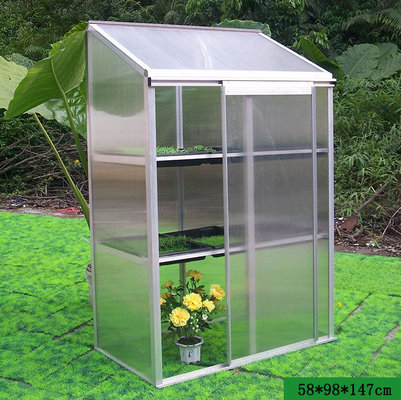 China 58x98x147CM Polycarbonate Board  Greenhouse， Easily to install without special tools，Light and fast supplier