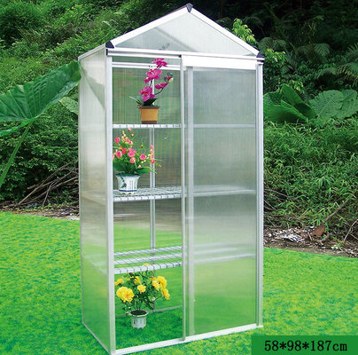 China 58x98x187CM Polycarbonate Board  Greenhouse， Easily to install without special tools，Light and fast supplier