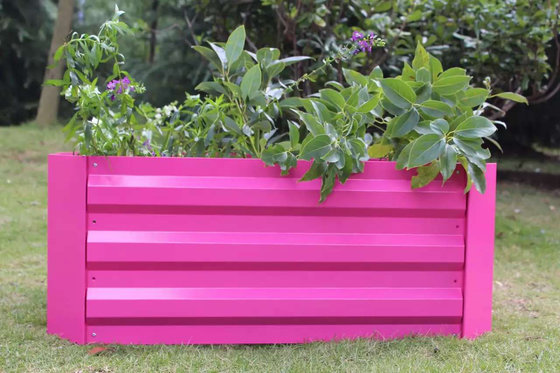 China 60x60x30cm Anti-Rusting Raised Metal Square Raised Garden Bed Kit supplier